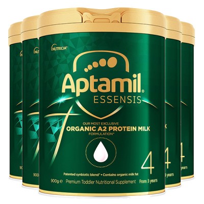 【澳洲直邮】NUTRICIA爱他美 APTAMIL有机A2蛋白奶粉 4段  6罐